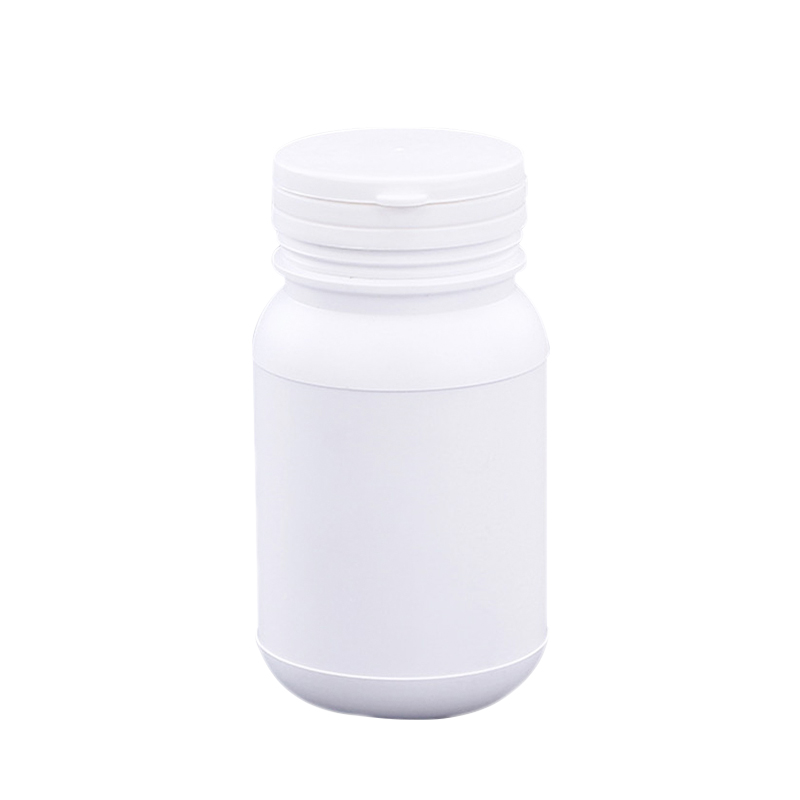 200cc beautiful design square white medicine pill capsule plastic bottles containers