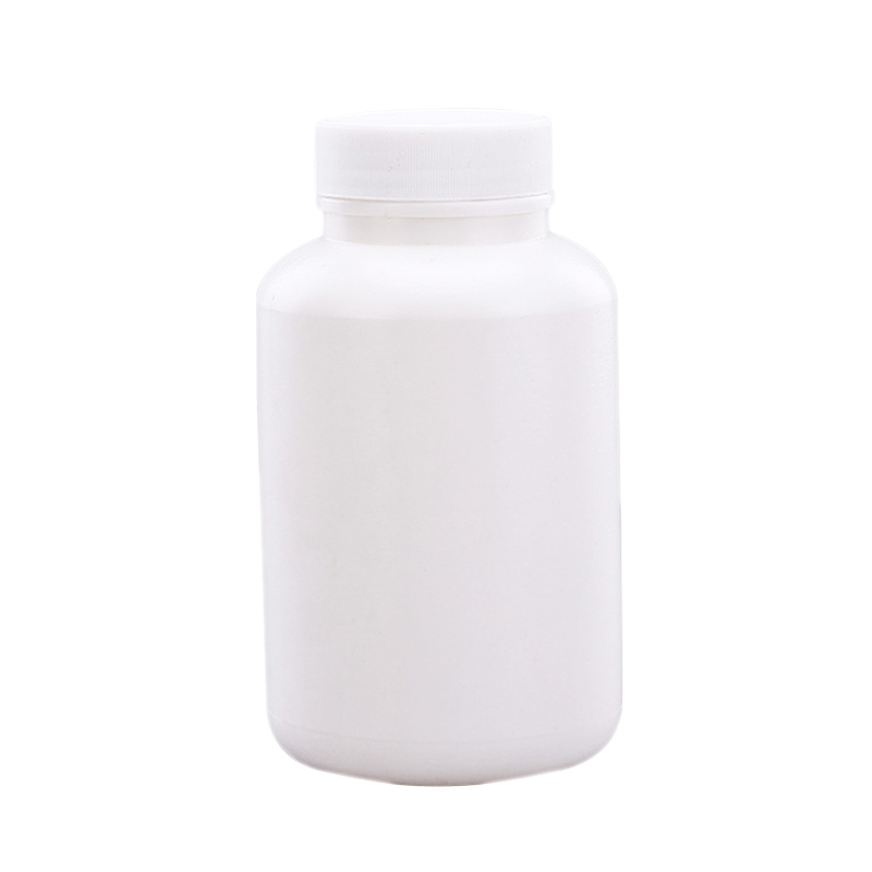 500cc round PE bottles solid plastic bottles medicinal pill/capsule bottles