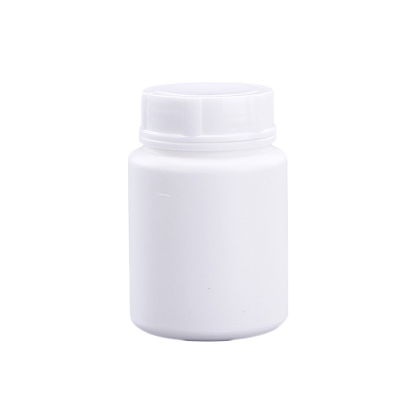 220cc beautiful design square white medicine pill capsule plastic bottles containers