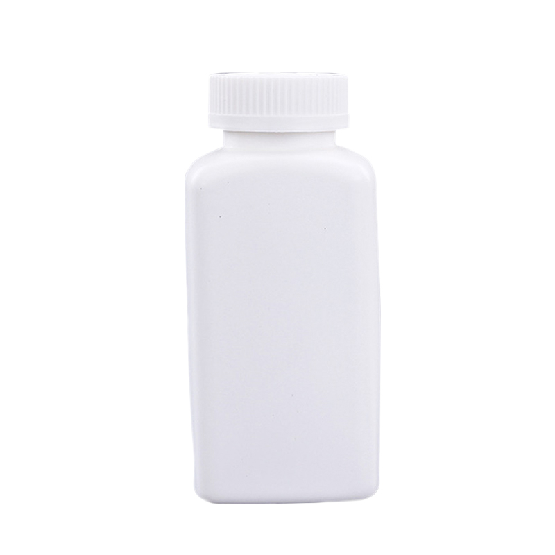 200cc empty square plastic capsule pill bottles containers