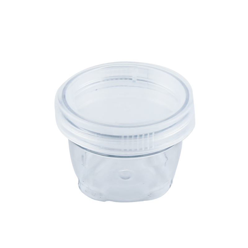 portable pet customized cosmetic jars plastic bottle can be stackable for home use