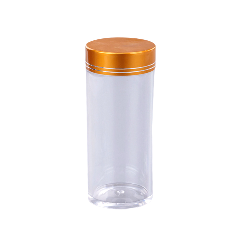 150ml health care ps plastic pill bottle, pharmacy capsule container, plastic pill bottle supplement PS-016