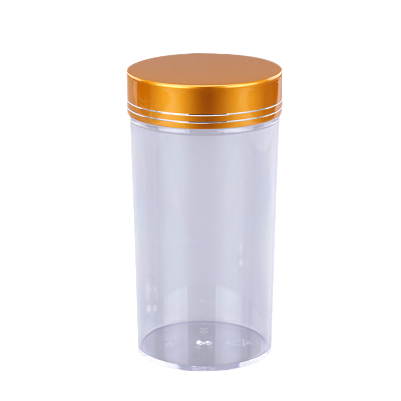 200ml health care ps plastic pill bottle, pharmacy capsule container, plastic pill bottle supplement PS-017