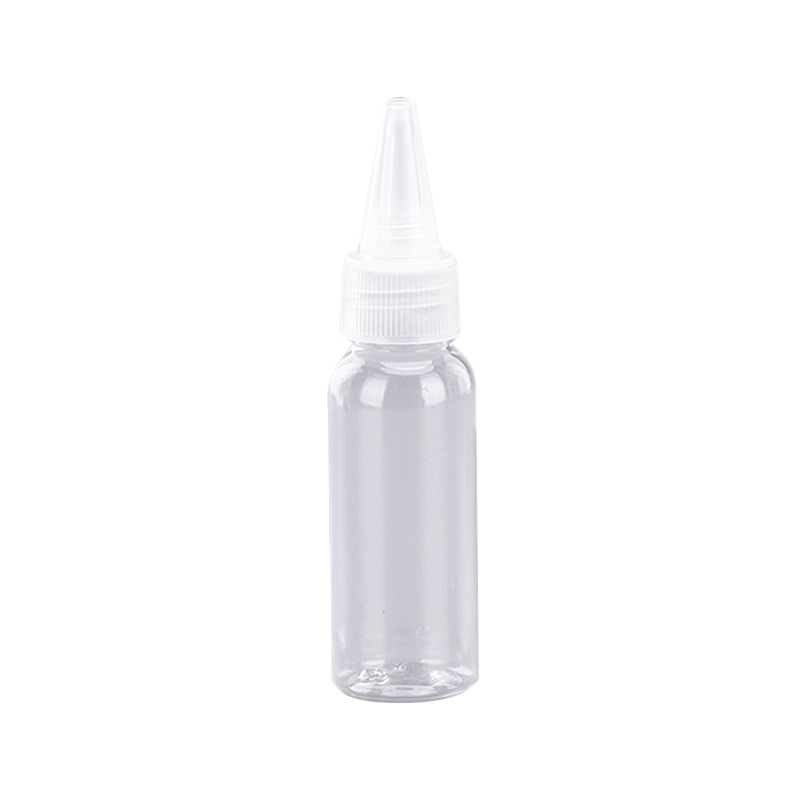 50ml PET long tip cap plastic small squeeze bottle honey bottle SQ-016