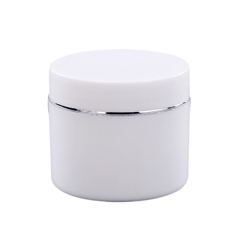 50ml PP clear cylinder cosmetic jar cream bottle skin care jar for sale CO-023