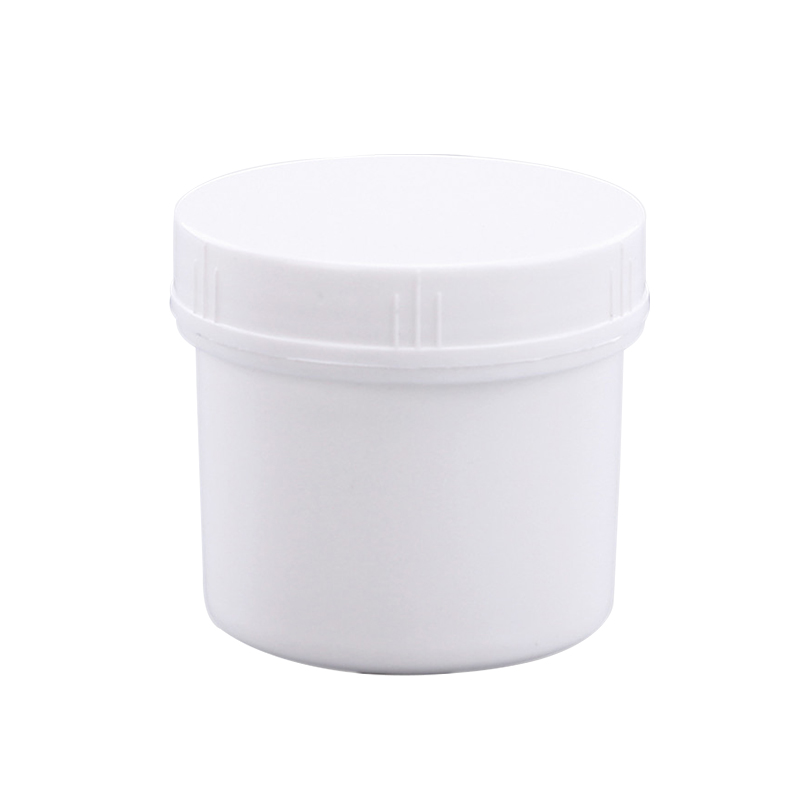 50ml PP empty clear plastic bottle cosmetic cream jar cream container with black lid CO-025