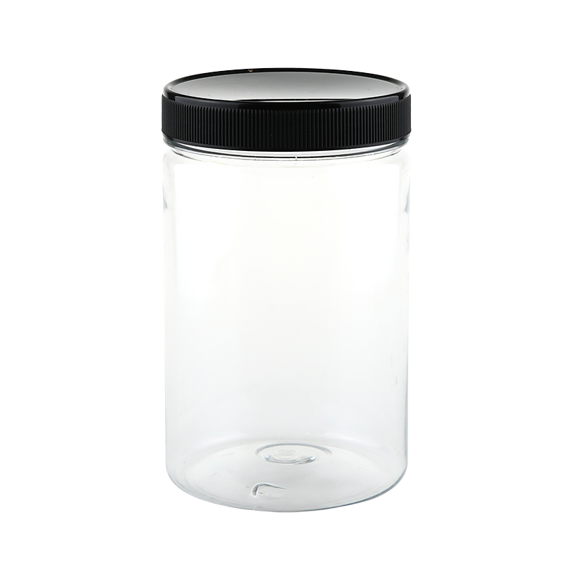 Food Containers Clear PET Plastic Transparent Jars for Honey PET Food Grade Customized Plastic food Jar