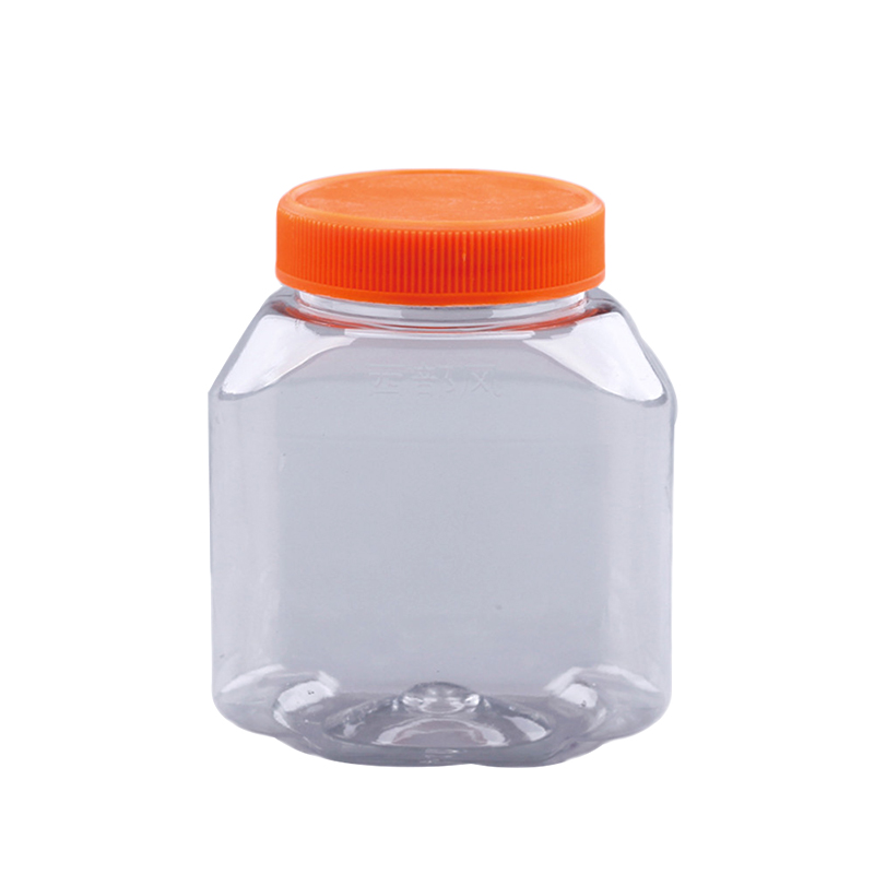 60ml Plastic PET Food Grade Clear Plastic food Jar plastic container candy jar FD-024