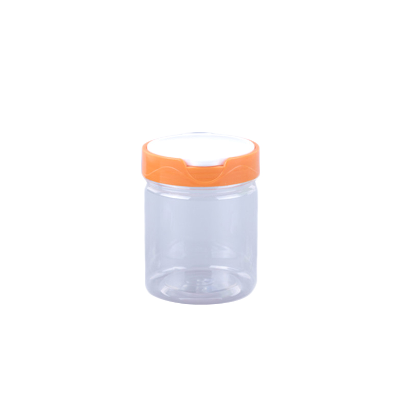 450ml PET Food Grade Customized Plastic food Jar FD-027