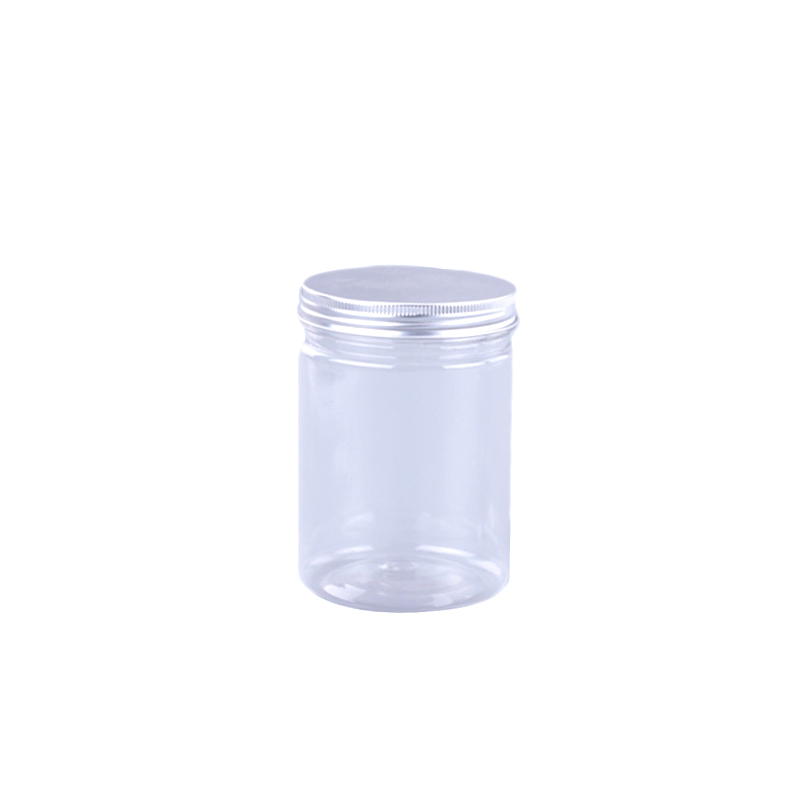 550ml Plastic PET Food Grade Clear Cylinder Plastic food Jar food bottles FD-034