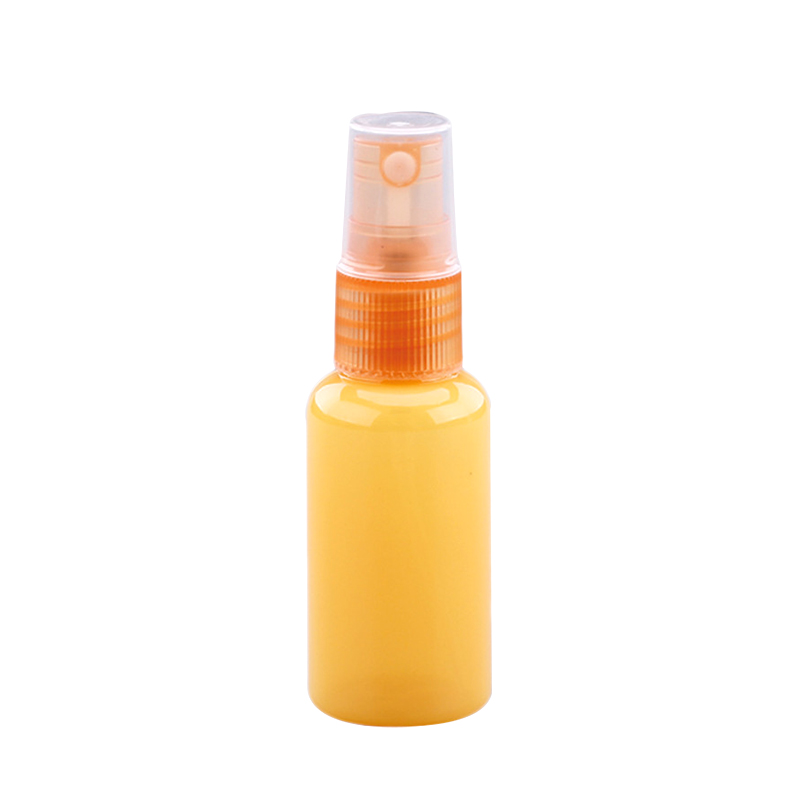 30ml yellow colorful Cosmetic perfume PET mist spray bottles SP-024