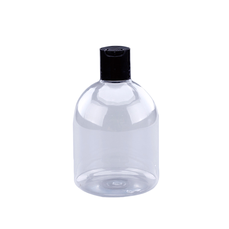 500ml clear plastic PET liquid soap bottle with press cap DY-028