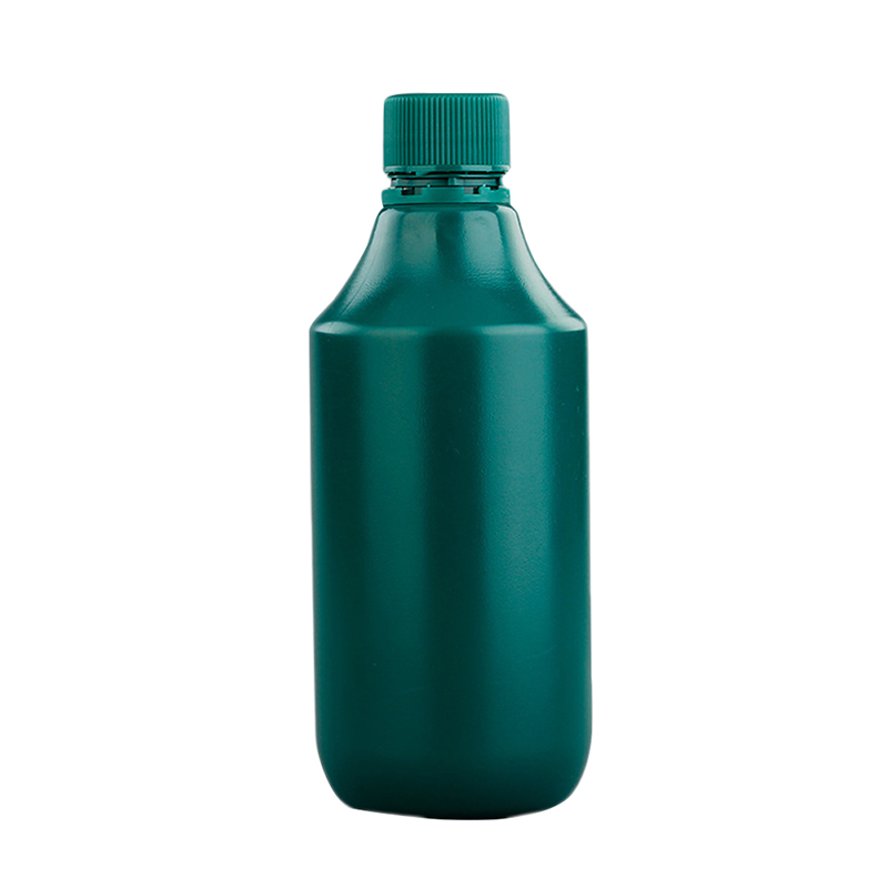 500ml hot sale PE plastic liquid container medicine bottle with child proof cap LT-022